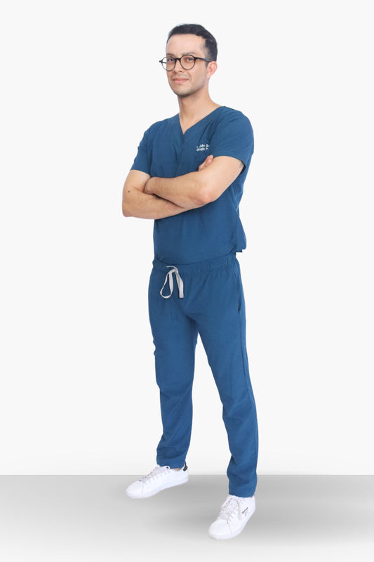 Freedom Petróleo Uniforme Quirúrgico - Scrub