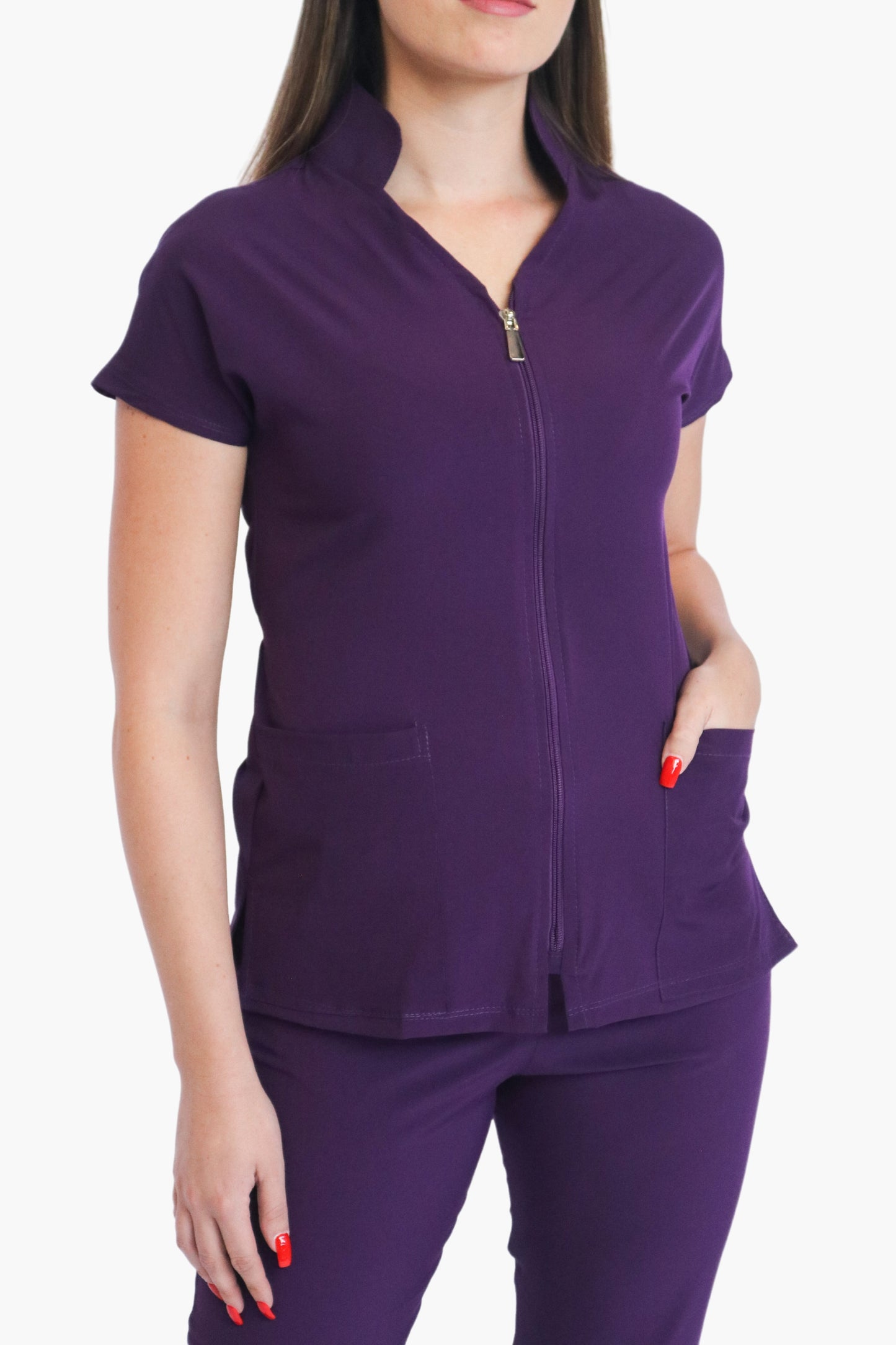 Glam Purpura Uniforme Quirúrgico - Scrub
