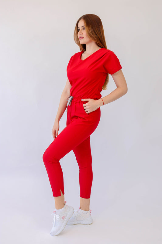 Smart Rojo Uniforme Quirúrgico - Scrub