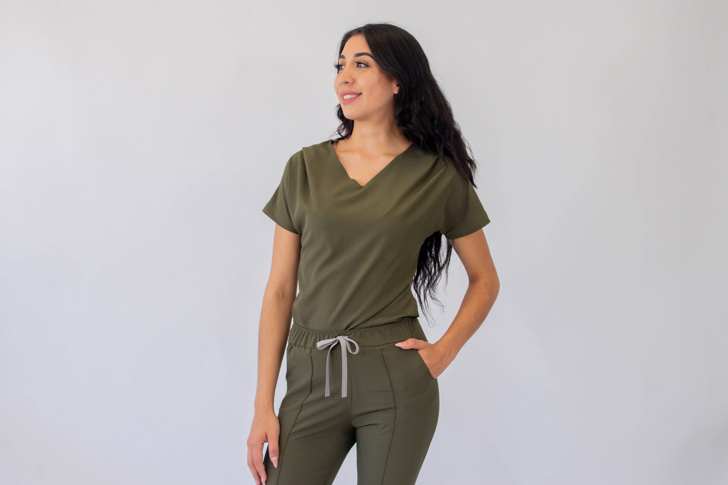 Smart Verde Olivo Uniforme Quirúrgico - Scrub