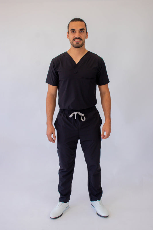 Freedom Negro Uniforme Quirúrgico - Scrub