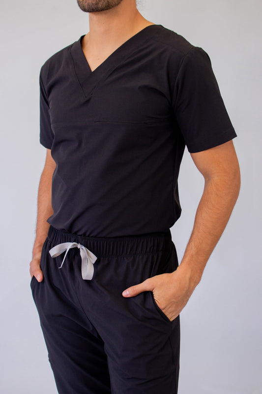 Freedom Negro Uniforme Quirúrgico - Scrub