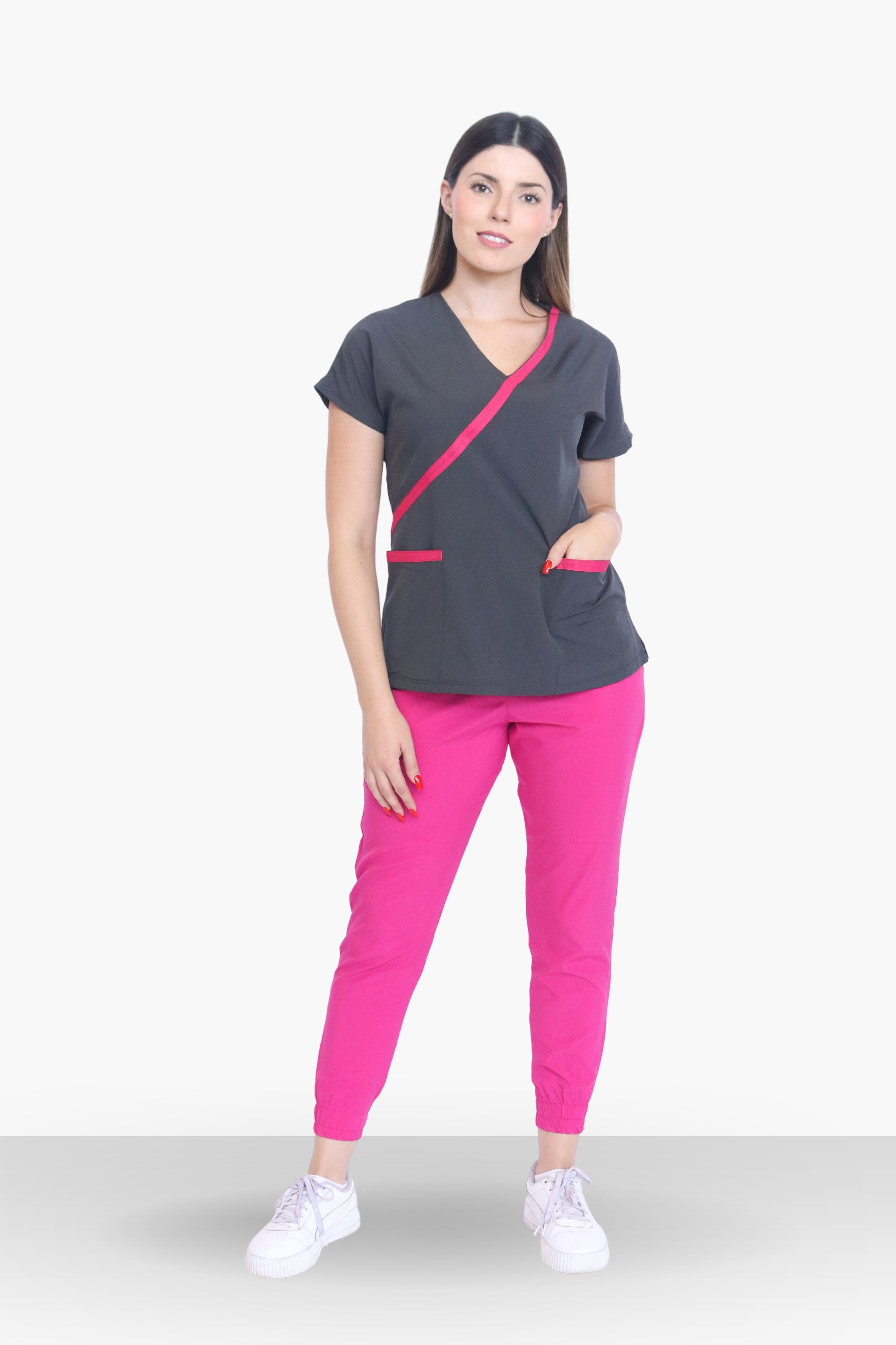 Clásico Gris Oxford Uniforme Quirúrgico - Scrub – ORVOS
