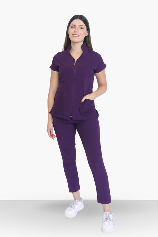 Glam Purpura Uniforme Quirúrgico - Scrub