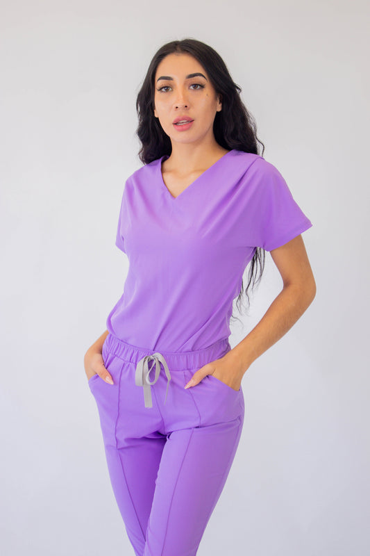 Smart Morado Uniforme Quirúrgico - Scrub